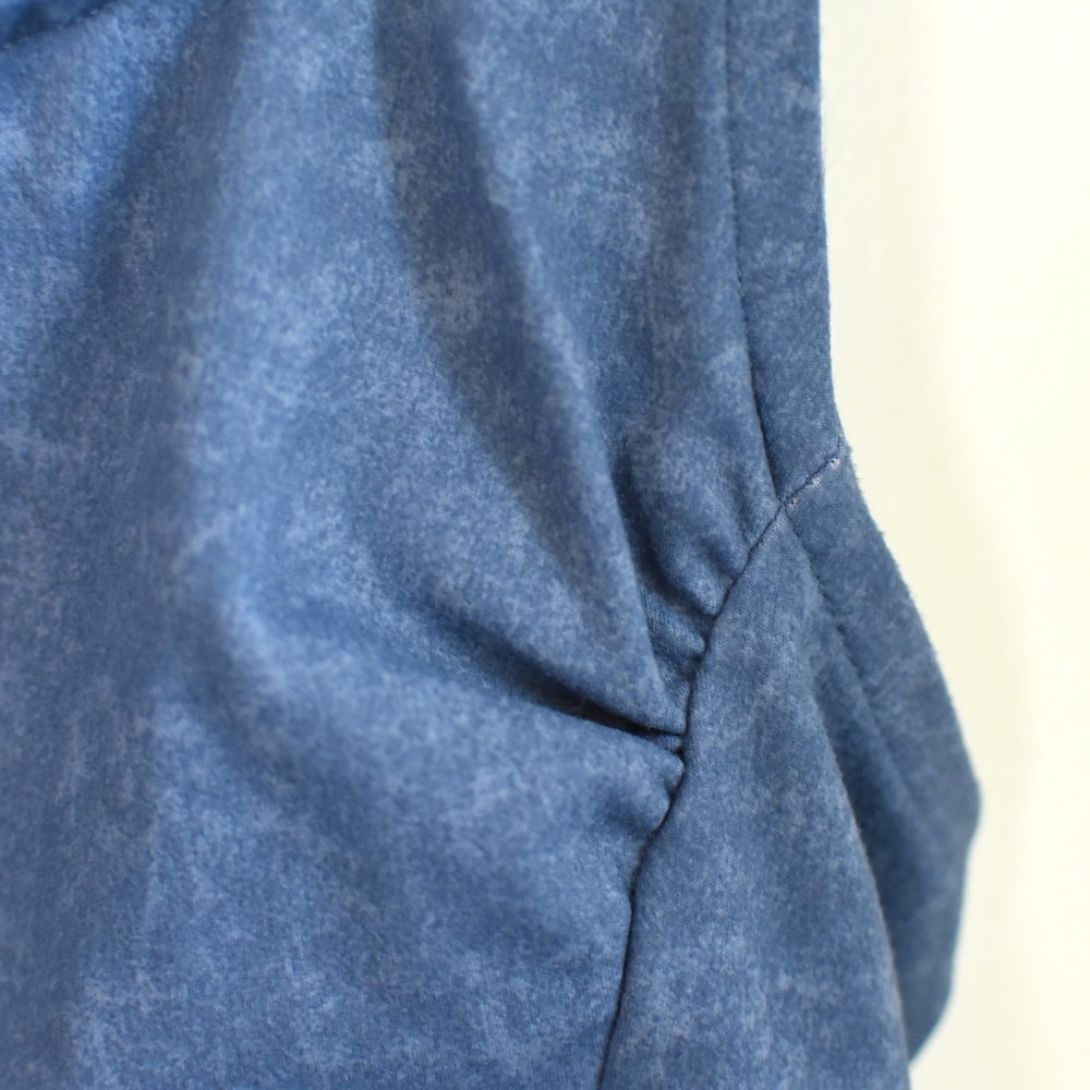 Blue Racerback Yoga Bra & Short Set - Picture 5 of 10